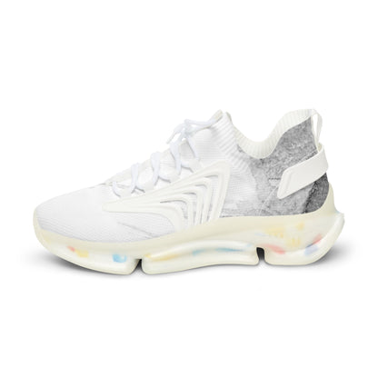 Watercolour Grey Splash - Mens Street Sneakers