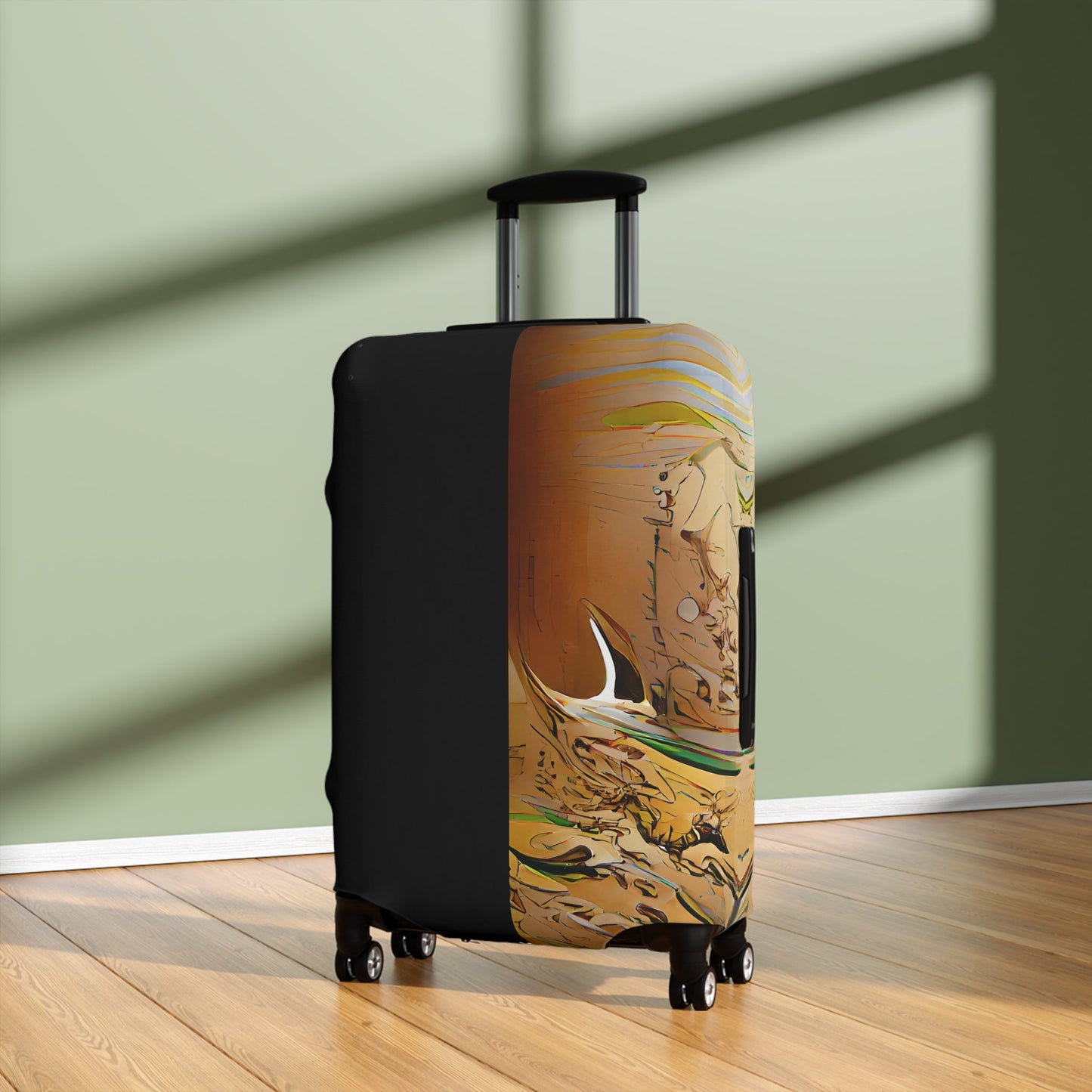 Half Black Half Gāolàng – Protective Suitcase Cover