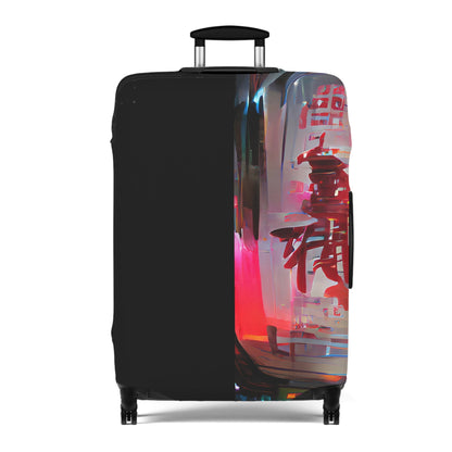 Half Black Half Báijiǔ – Protective Suitcase Cover