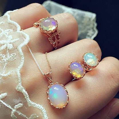 Dazzling Gemstone Jewellery Set