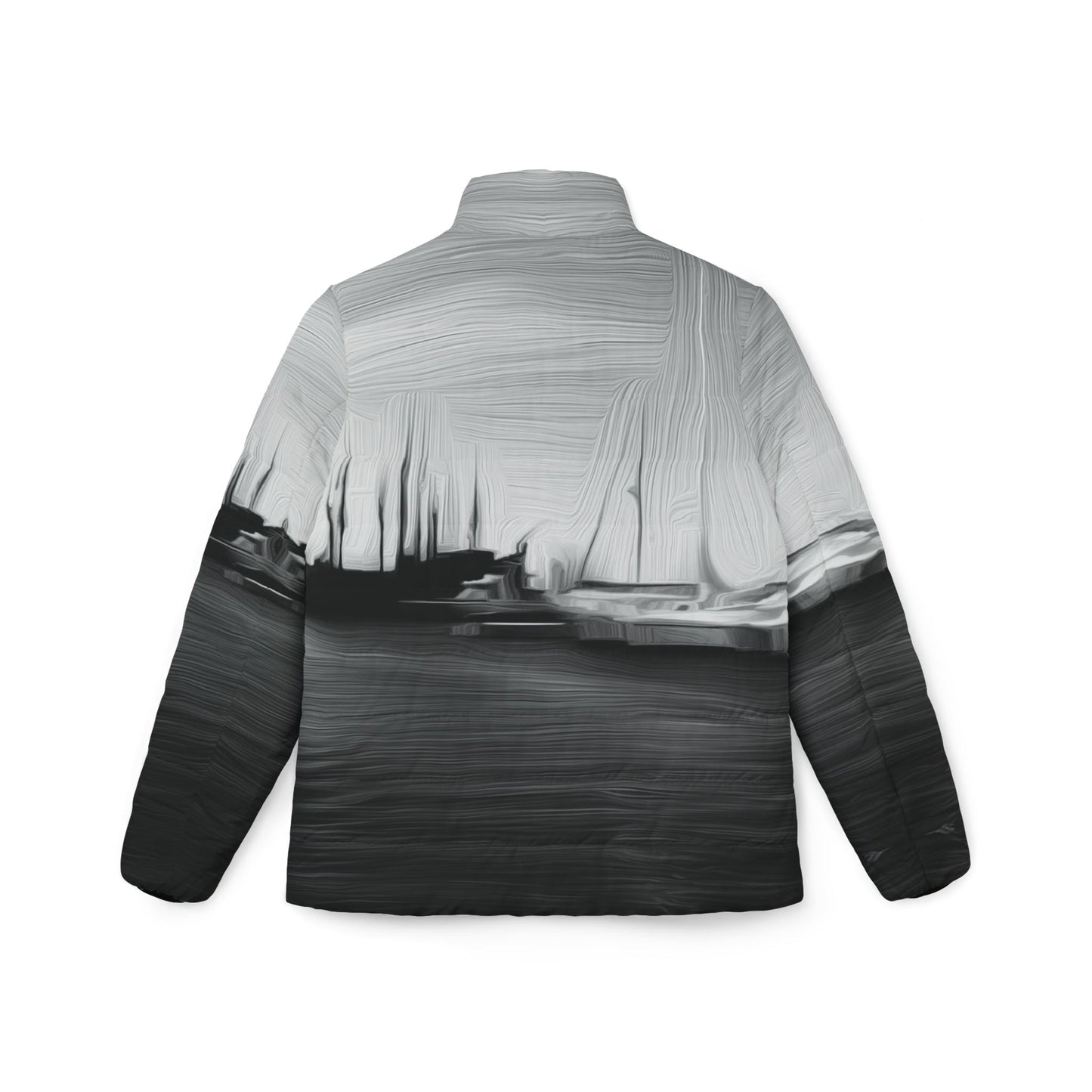 The Sleeping Yachts (at Night) - Womens Puffer Jacket