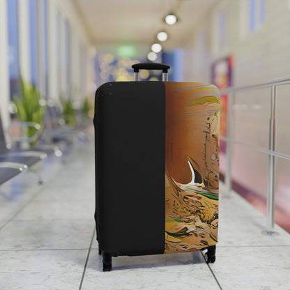 Half Black Half Gāolàng – Protective Suitcase Cover