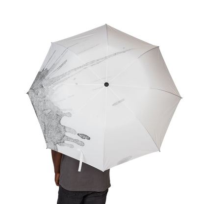 Watercolour Grey Splash - Windproof Umbrella
