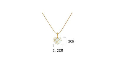 Heart Shaped Barbie Moonstone Necklace