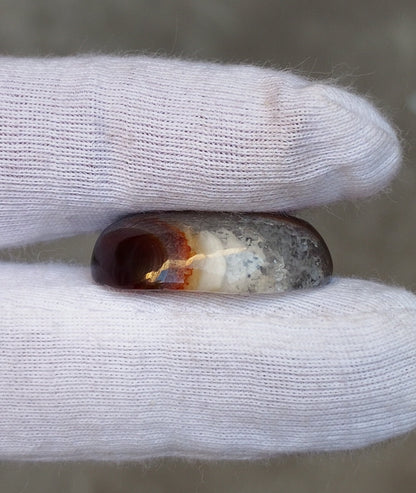 25ct Agate Cabochon - Sulaimani Aqeeq  - 17 x 14mm