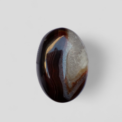 25ct Agate Cabochon - Sulaimani Aqeeq  - 17 x 14mm