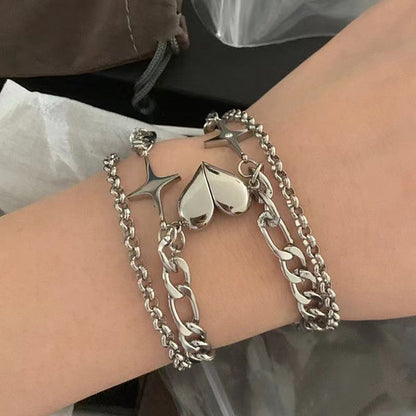 Magnet Love Heart Bracelet for Couples