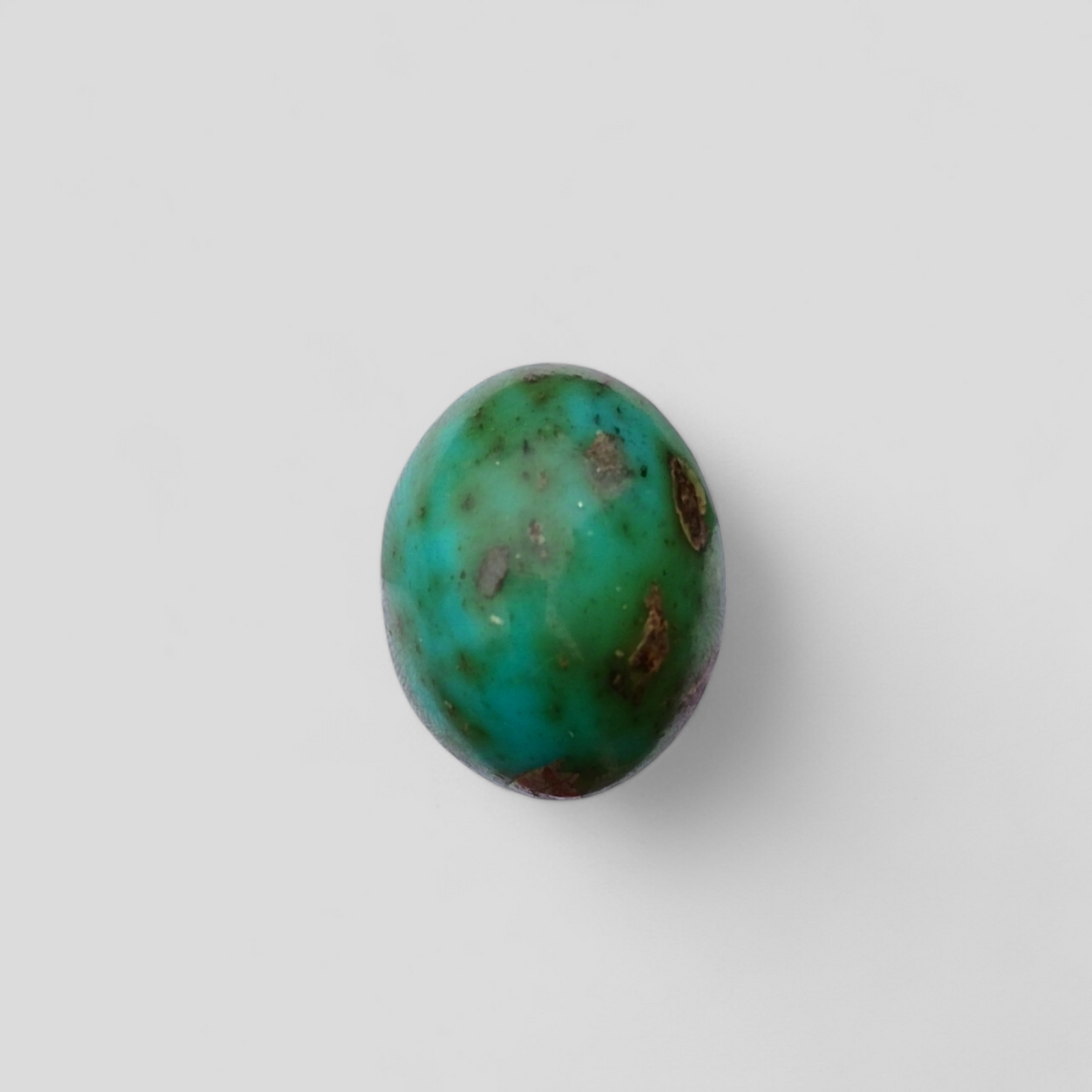 17.7ct Green Turquoise with Pyrite, Natural Feroza Stone Dimension 14x18x13mm