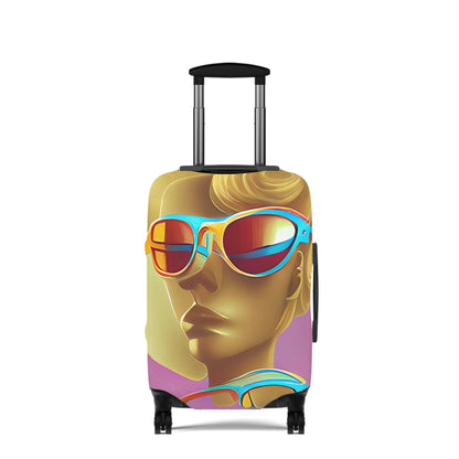 Retro Cool Pink – Protective Suitcase Cover