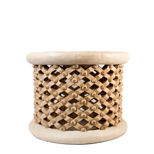 Bamileke Stool / Table - 57cm - Natural TR22