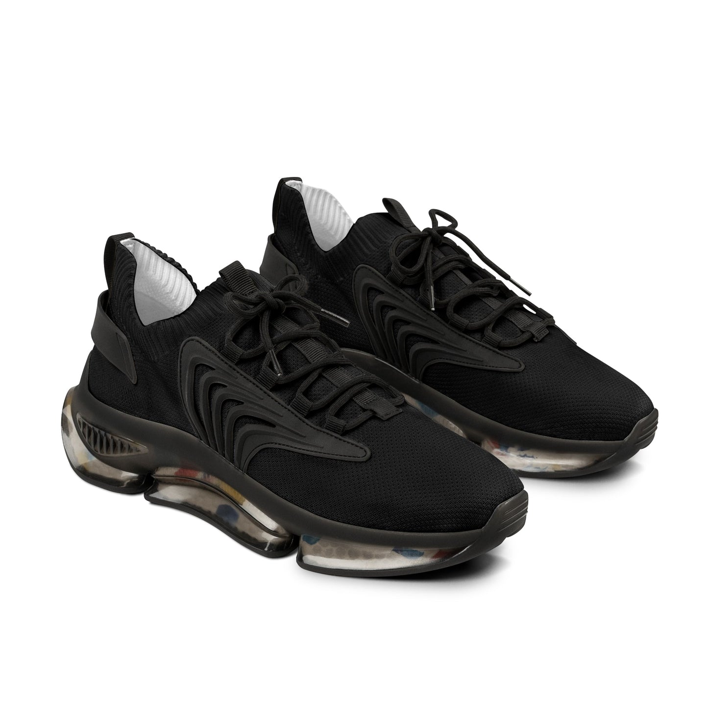 iSAW Mens Black Street Sneakers