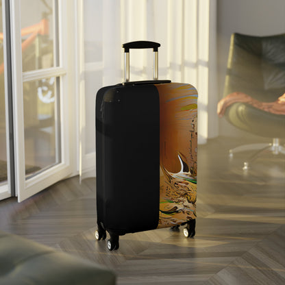 Half Black Half Gāolàng – Protective Suitcase Cover