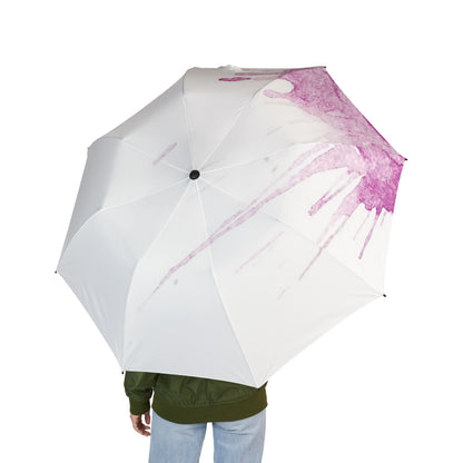 Watercolour Pink Splash - Windproof Umbrella