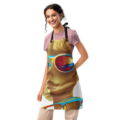 Retro Cool White - Apron - iSAW Company
