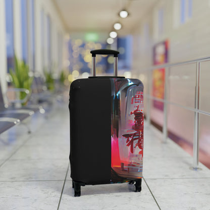 Half Black Half Báijiǔ – Protective Suitcase Cover