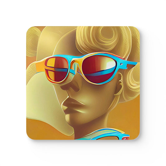 Retro Cool Orange - Coaster Set - iSAW Company