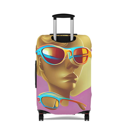 Retro Cool Pink – Protective Suitcase Cover