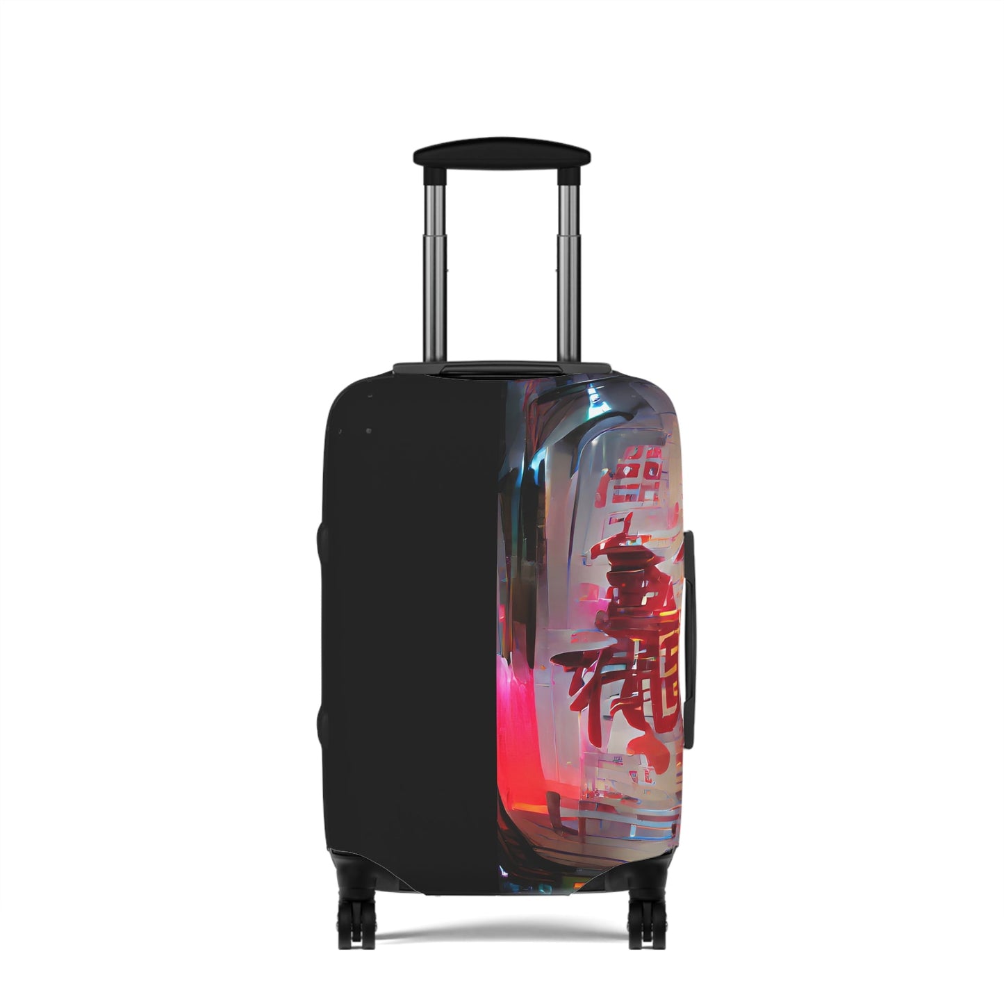 Half Black Half Báijiǔ – Protective Suitcase Cover