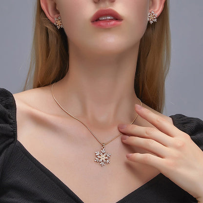 3-Piece Snowflake Jewelry Set