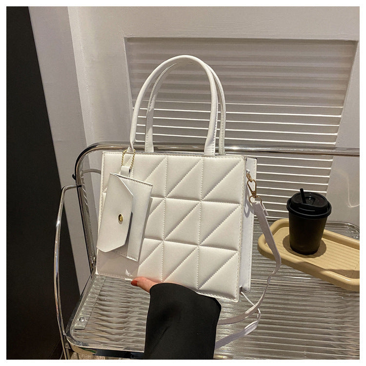 Plaid Shoulder Bag for Women