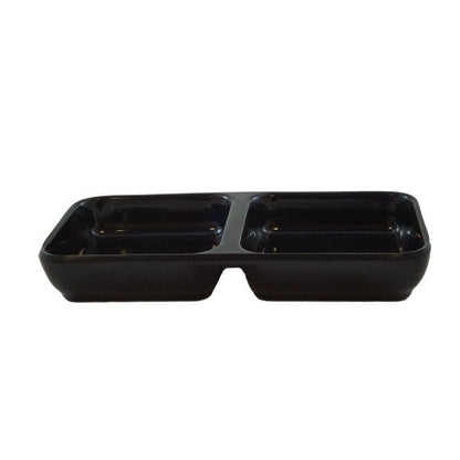 Classic Melamine Rectangular Sauce Dish -12/case