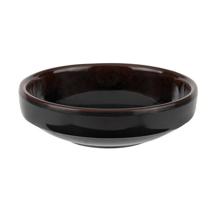 Tenmoku Flat Melamine Bowl 6oz - Dozen