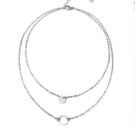 Multi-Layer Sequined Choker Necklace