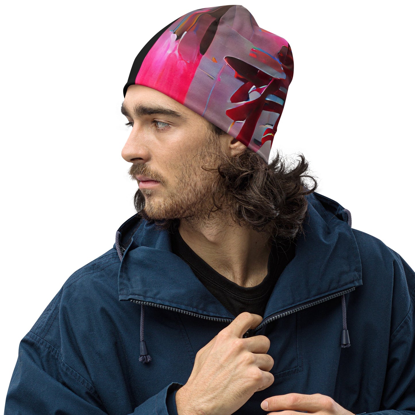 Half Black Half Báijiǔ - Beanie