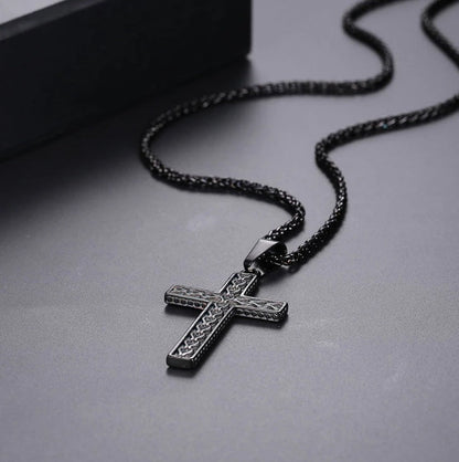 Vintage Cross Chain Necklace
