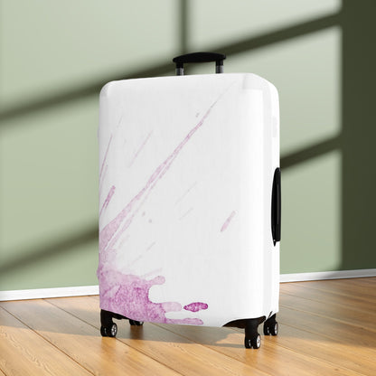Watercolour Pink Splash – Protective Suitcase Cover