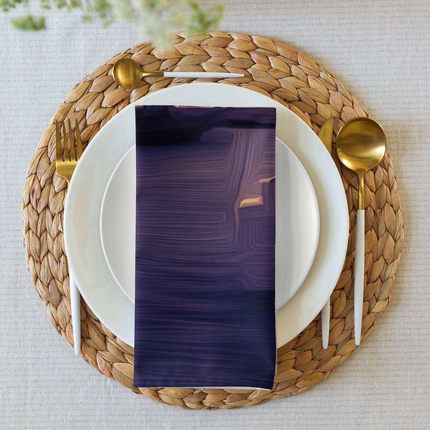 The Sleeping Yachts (at Sunset) - Cloth Napkin Set