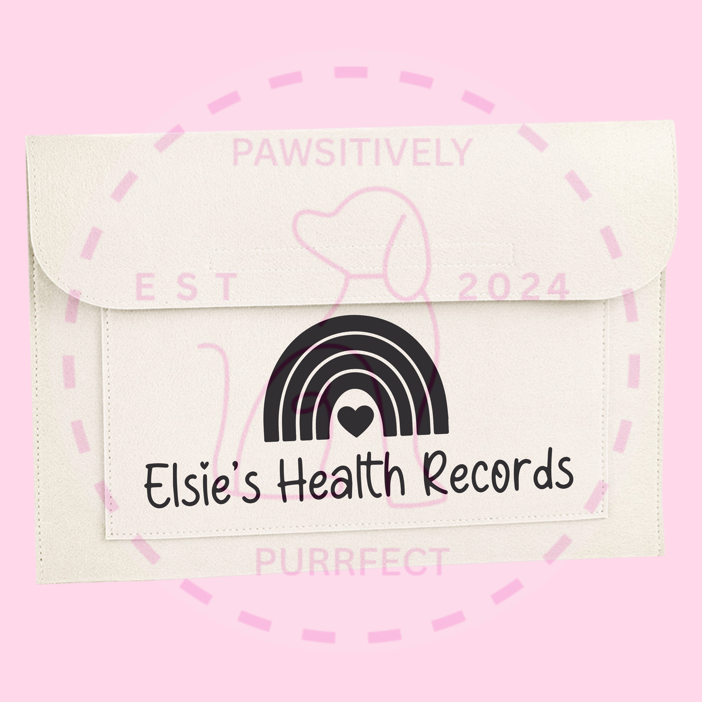 Personalised Baby Child Document Wallet