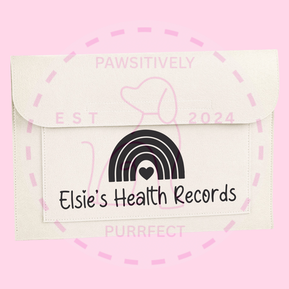 Personalised Baby Child Document Wallet
