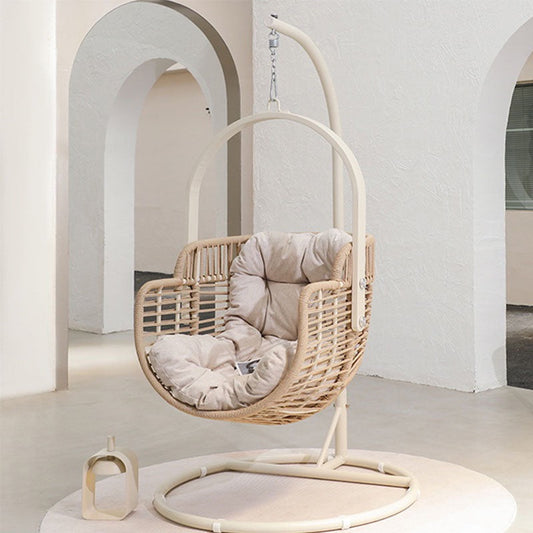Galilea Rattan Garden Hanging Egg Chair with Stand, Indoor / Outdoor Furniture