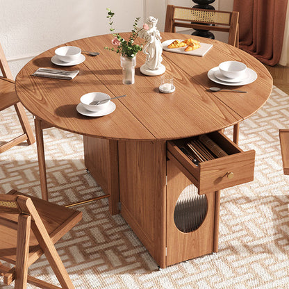 Ainsley Folding Extendable Dining Table, Wood