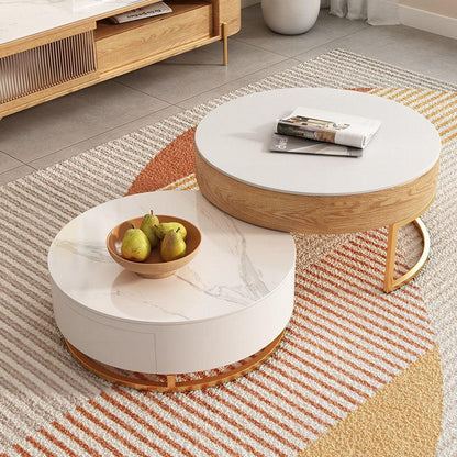 Amanda Living Room Set, Amanda Coffee Table, Light Oak