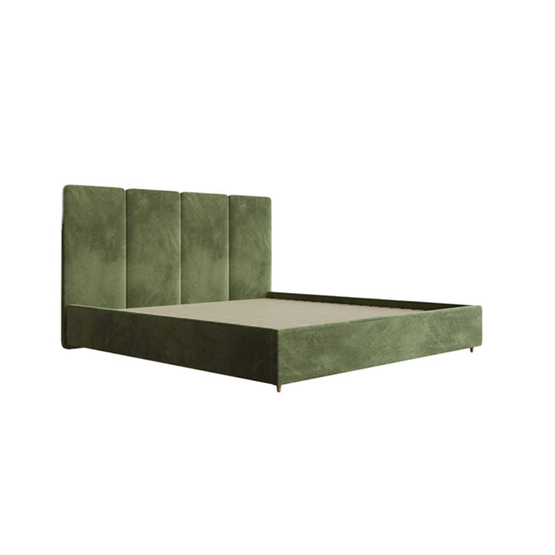 Laura King Size Bed, Velvet