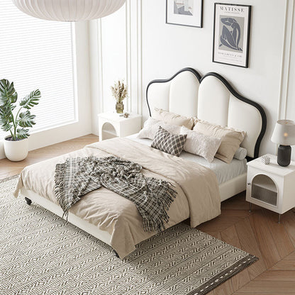Tracy Cream King Size / Super King Size Bed, Cream