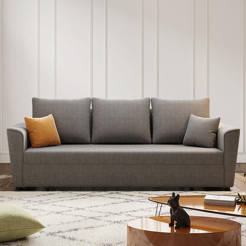 Gertrude Two Seater Sofa Bed, Linen