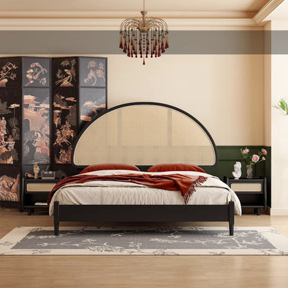 Heather King Size / Super King Size Bed, Rattan