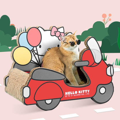Pipi's Car, Cat Scratching Post, Cat Scratchers, Cat Toy, Cardboard