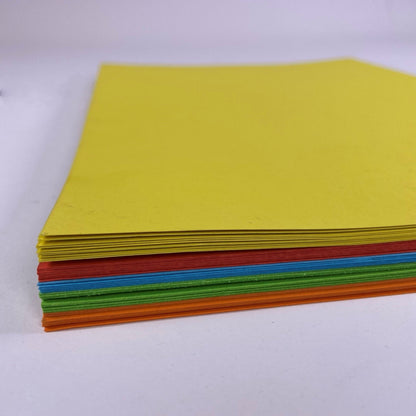 A3 Vivid Coloured Card Recycled - 180gsm Bright Card Pack