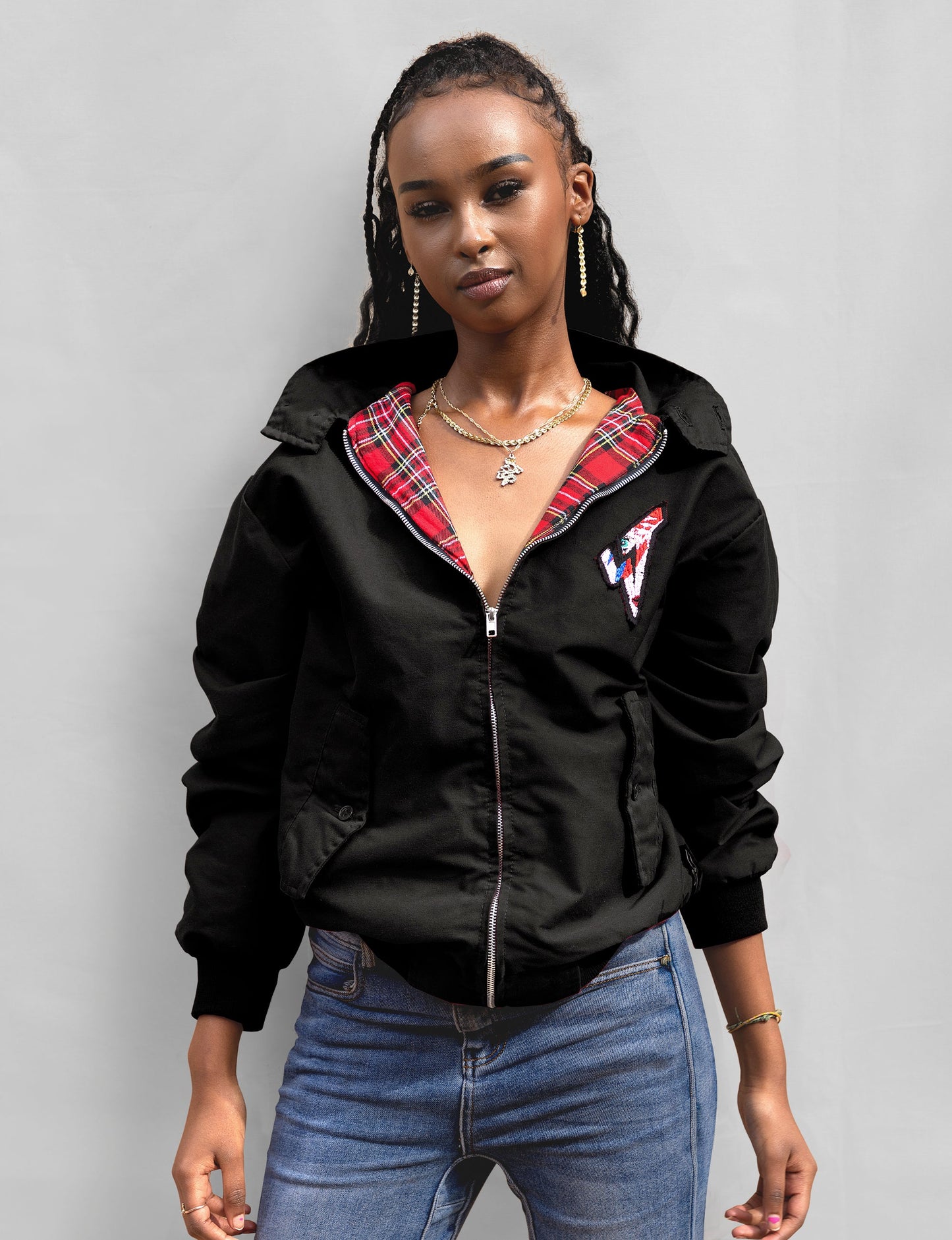 Classic Harrington Jacket in Black