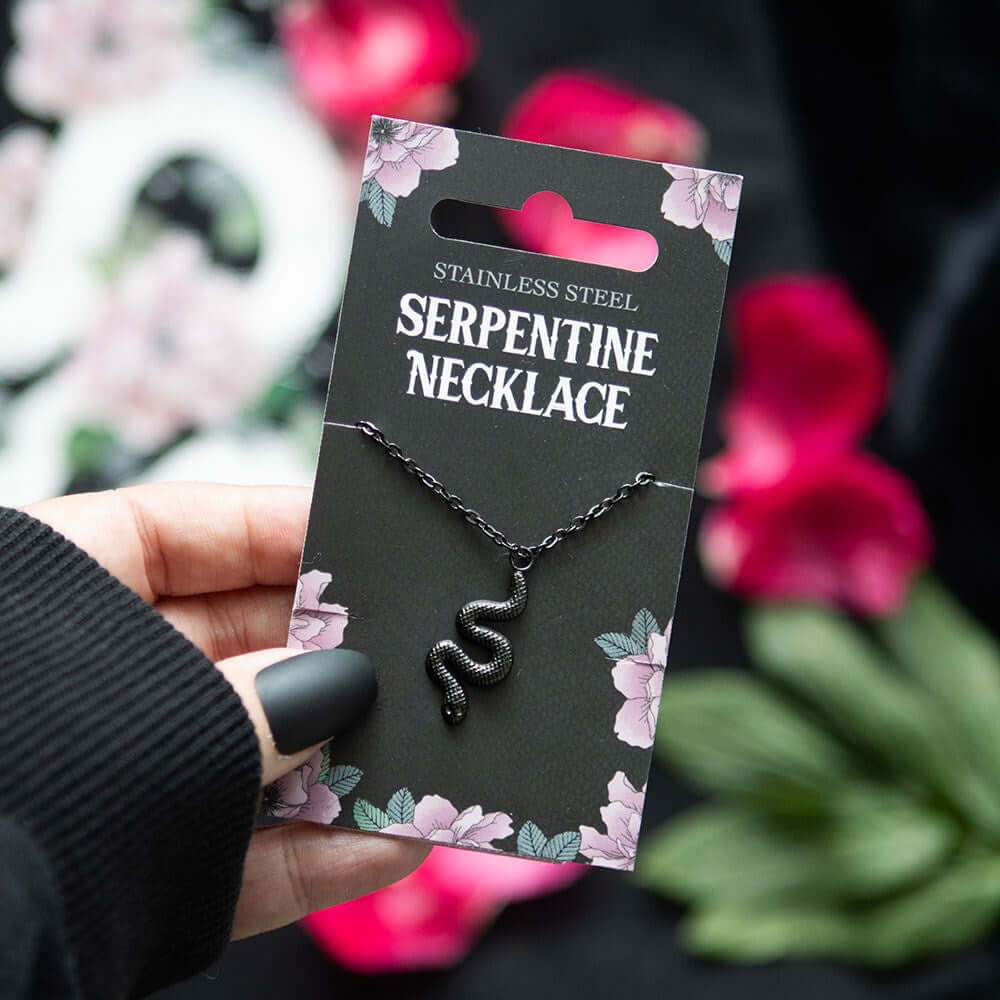 Gothic Gifts Snake Pendant Necklace