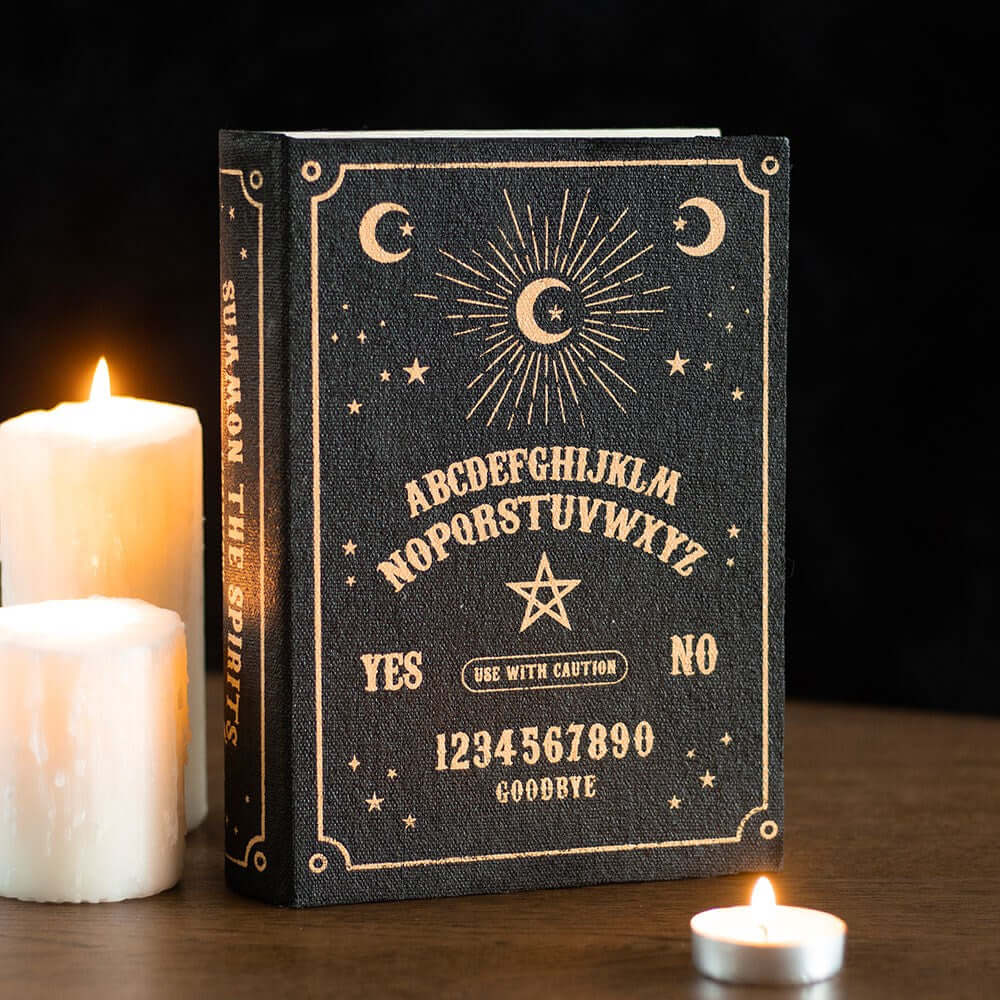 Gothic Gifts Black Talking Board Book Storage Box