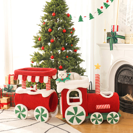 NA62 Pet Furniture Cat Kitten Christmas Tree, Scratcher Tree
