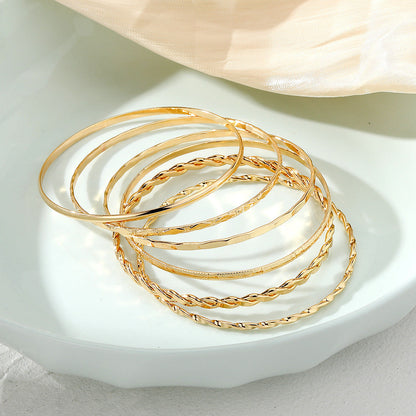 Metal Chain Bracelet Set
