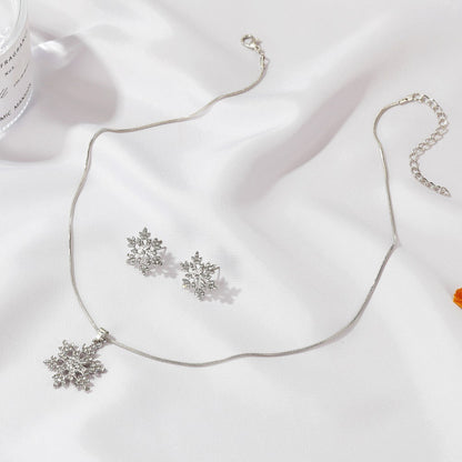 3-Piece Snowflake Jewelry Set