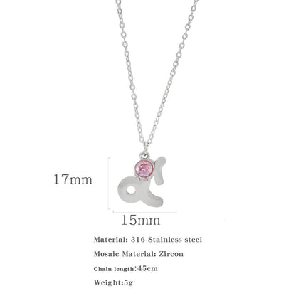 Zircon Constellation Zodiac Necklace