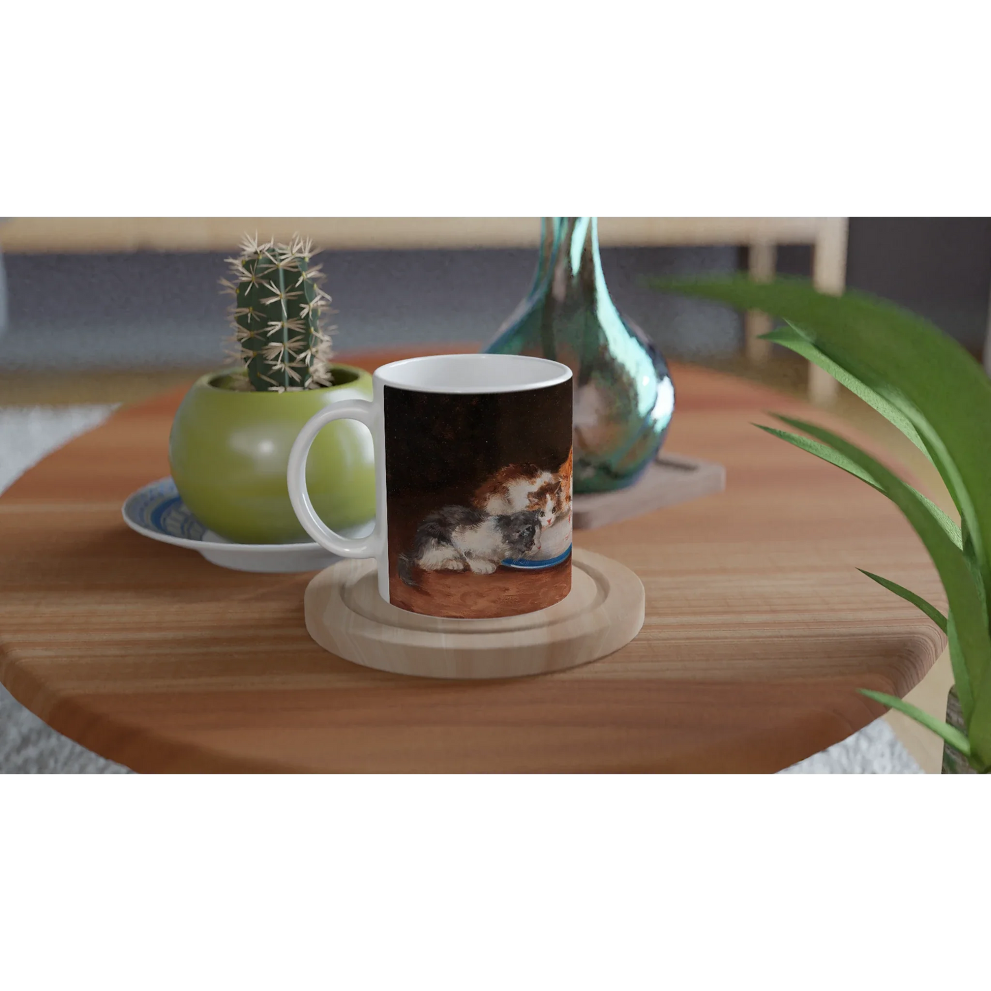 🐾 Arthur-Alfred Brunel de Neuville Cat Art Mug – A Purrfect Gift for Cat Lovers! 🐱☕